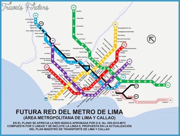 ਨਕਸ਼ਾ ਦੇ metropolitano ਲੀਮਾ